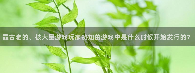 pp电子子 到底怎么样：最古老的、被大量游戏玩家熟知的游戏中是什么时候开始发行的？